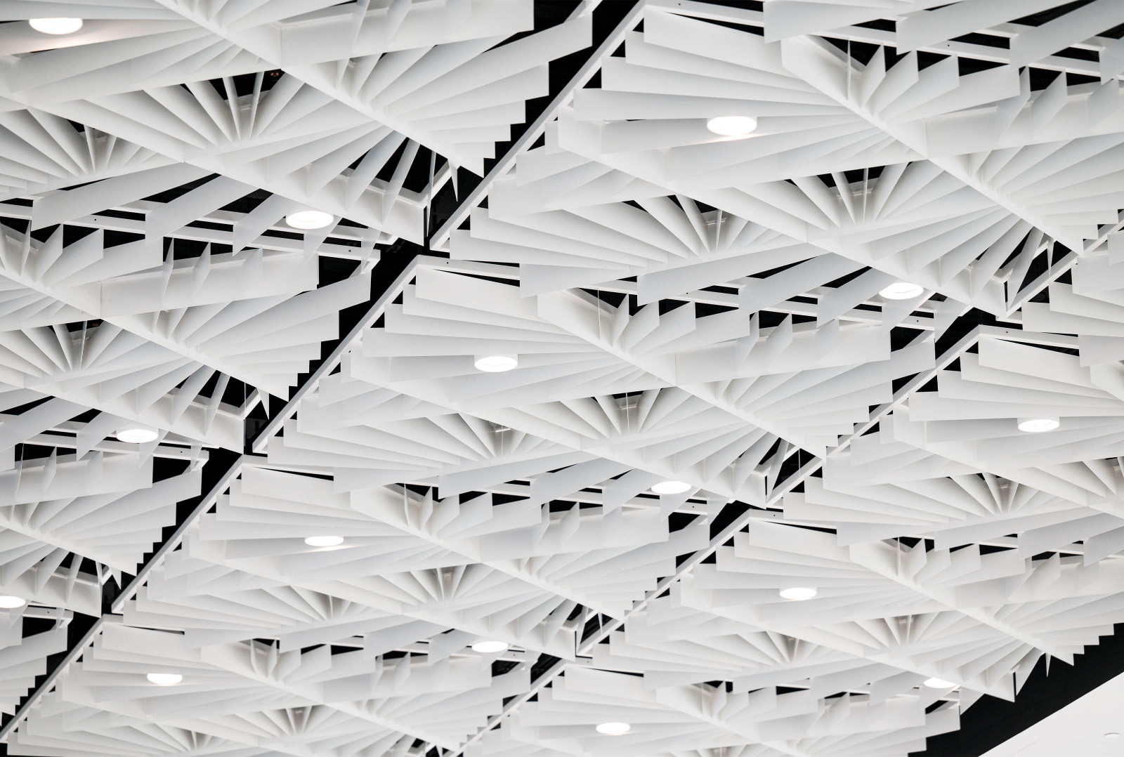 Arktura Atmosphera Lotus Customizable Ceiling System Acoustical