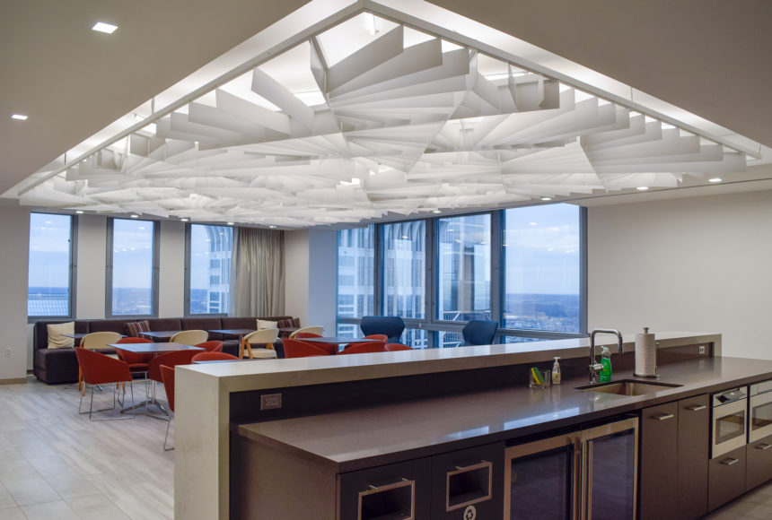 Arktura Atmosphera Lotus Customizable Ceiling System Acoustical