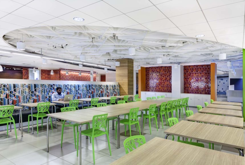 Atmosphera Lotus customized for a curved ceiling