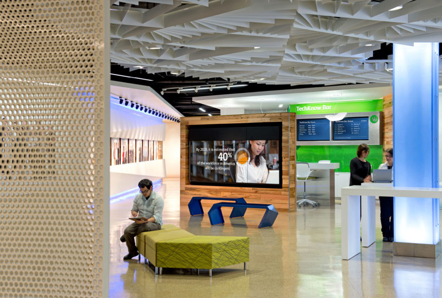 Arktura Atmosphera® Lotus installed in office