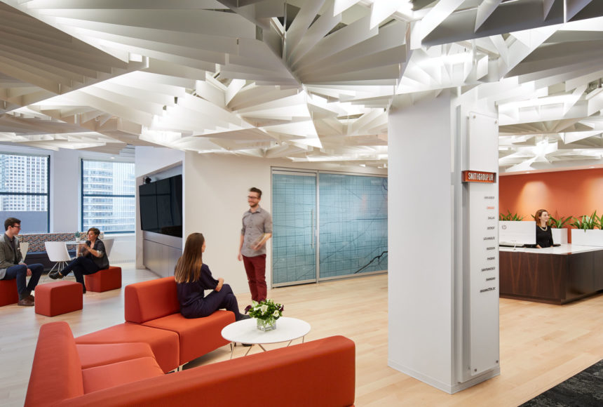 Arktura Atmosphera® Lotus installed in Smith Group office