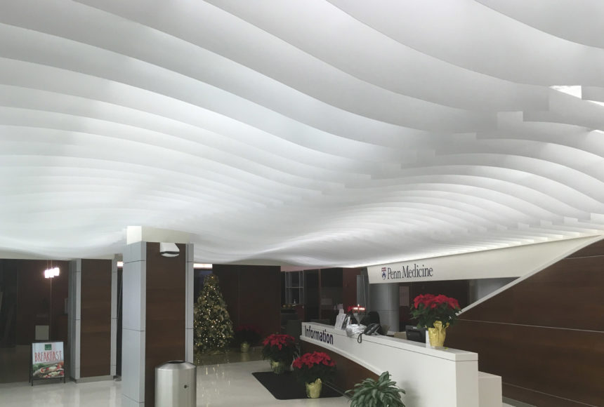 Arktura Atmosphera® Analog 3D installed in Penn Presbyterian