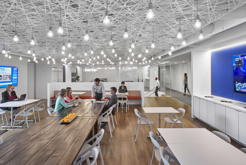 Floating Ceiling Panels - Arktura Trace Straight Floating Ceiling Panels - Arktura Trace Straight
