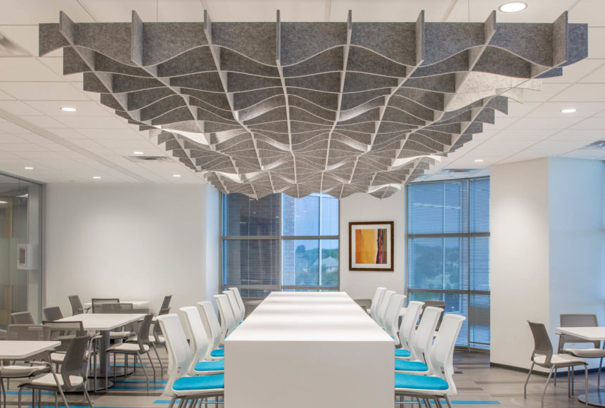 SoftGrid® Sine acoustical system installed in QBE office