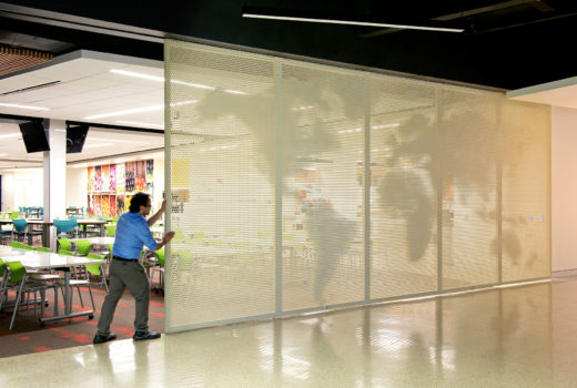 decorative screen panel Arktura Graphic Perf® Photoreal Interior movable screen
