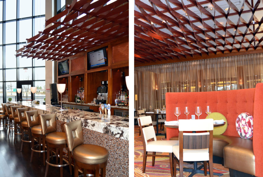 Arktura Atmosphera® Ripple installed in restaurant