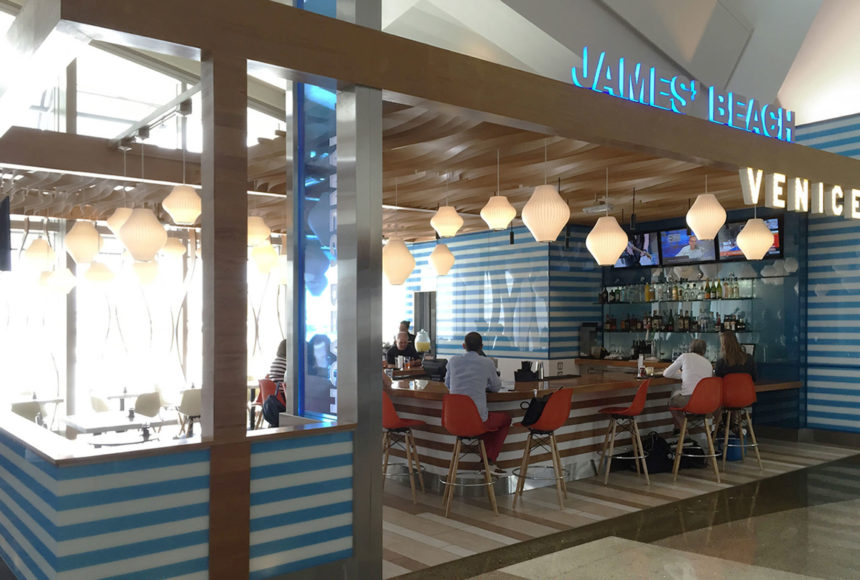 Arktura Atmosphera® Contour installed in James Beach LAX Bar