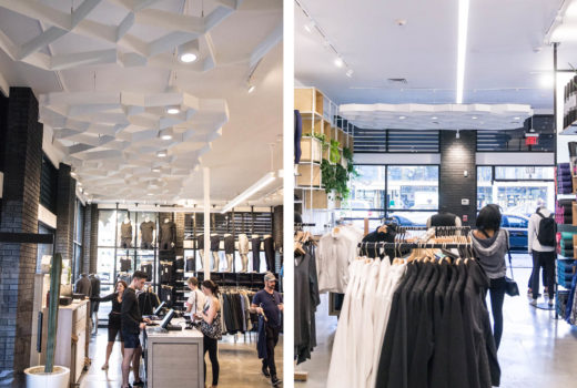 Arktura Atmosphera® Pulse installed in Lululemon store