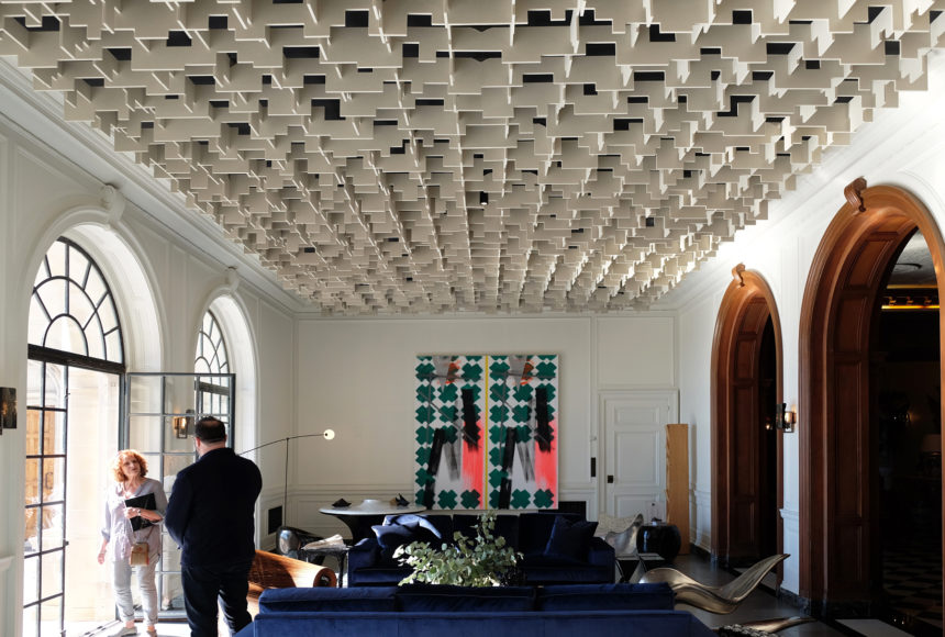 SoftGrid®Skyline acoustical system installed at Greystone Manor