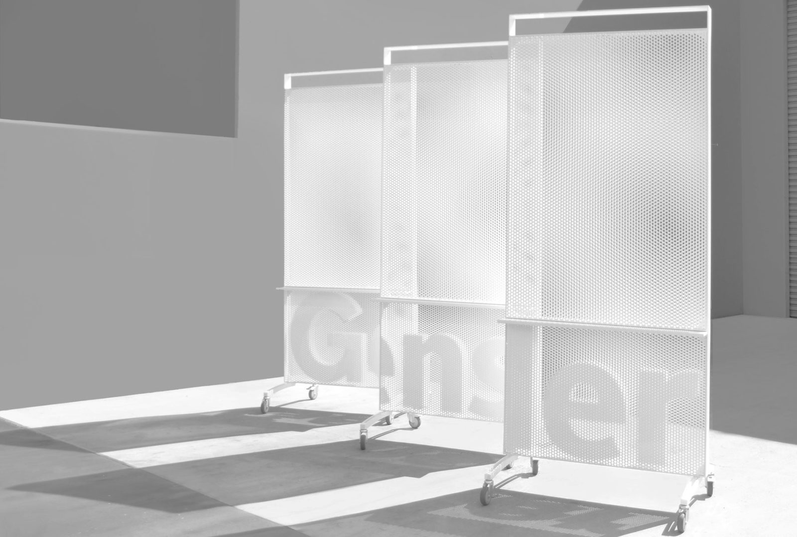 Arktura Solution Studio perforated mobile screens for Gensler