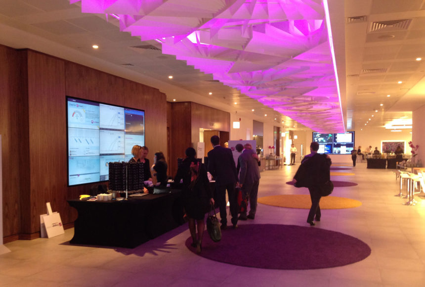 Arktura Atmosphera® Lotus installed in lobby