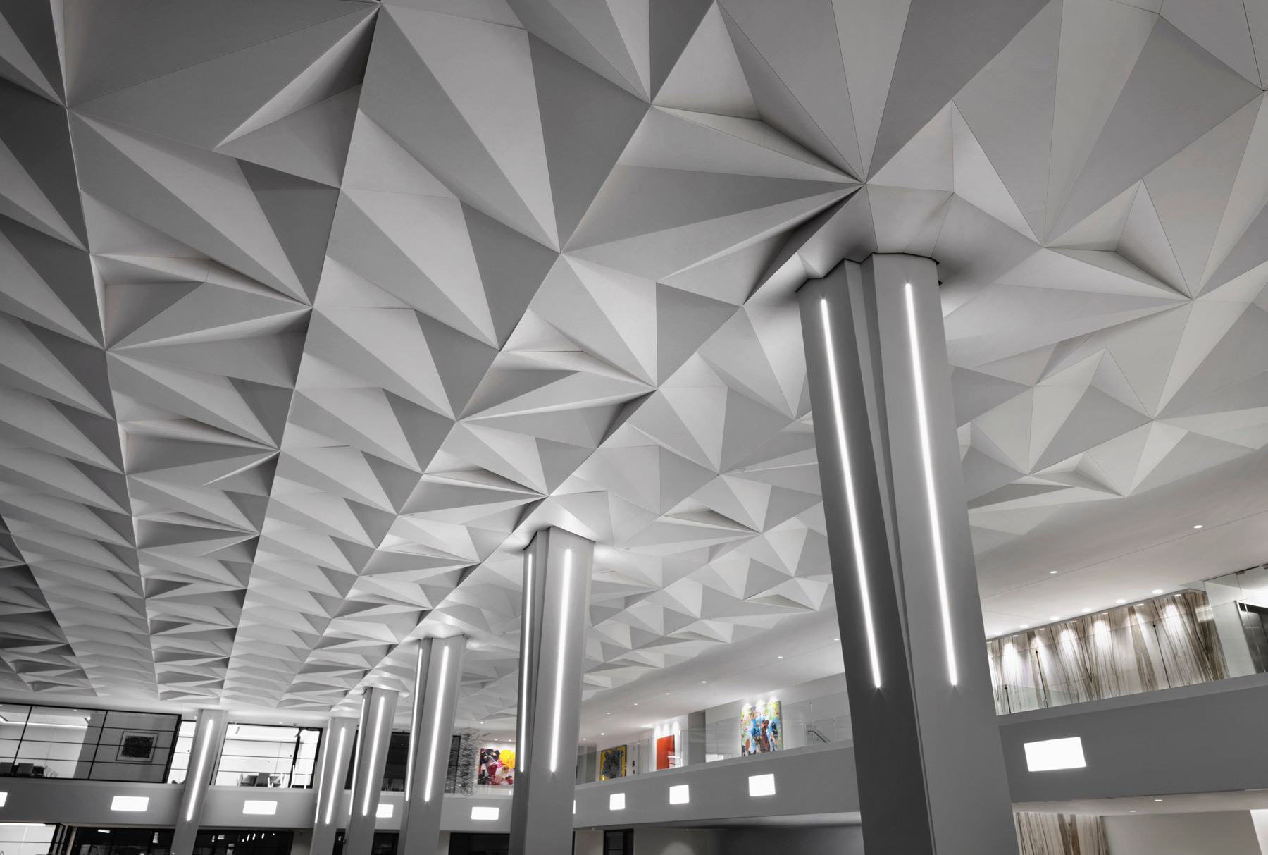 Faceted Ceiling System Arktura