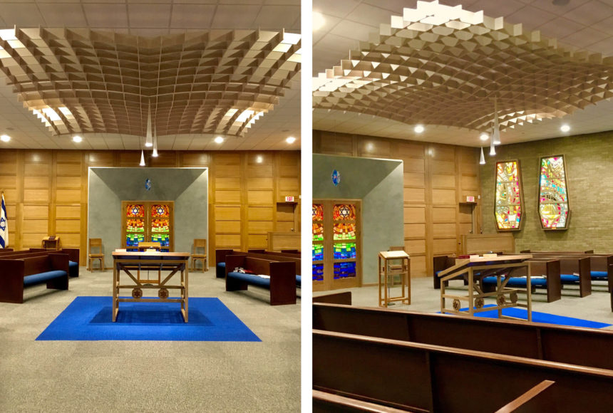 SoftGrid® Dome acoustical system installed in Beth El Congregation