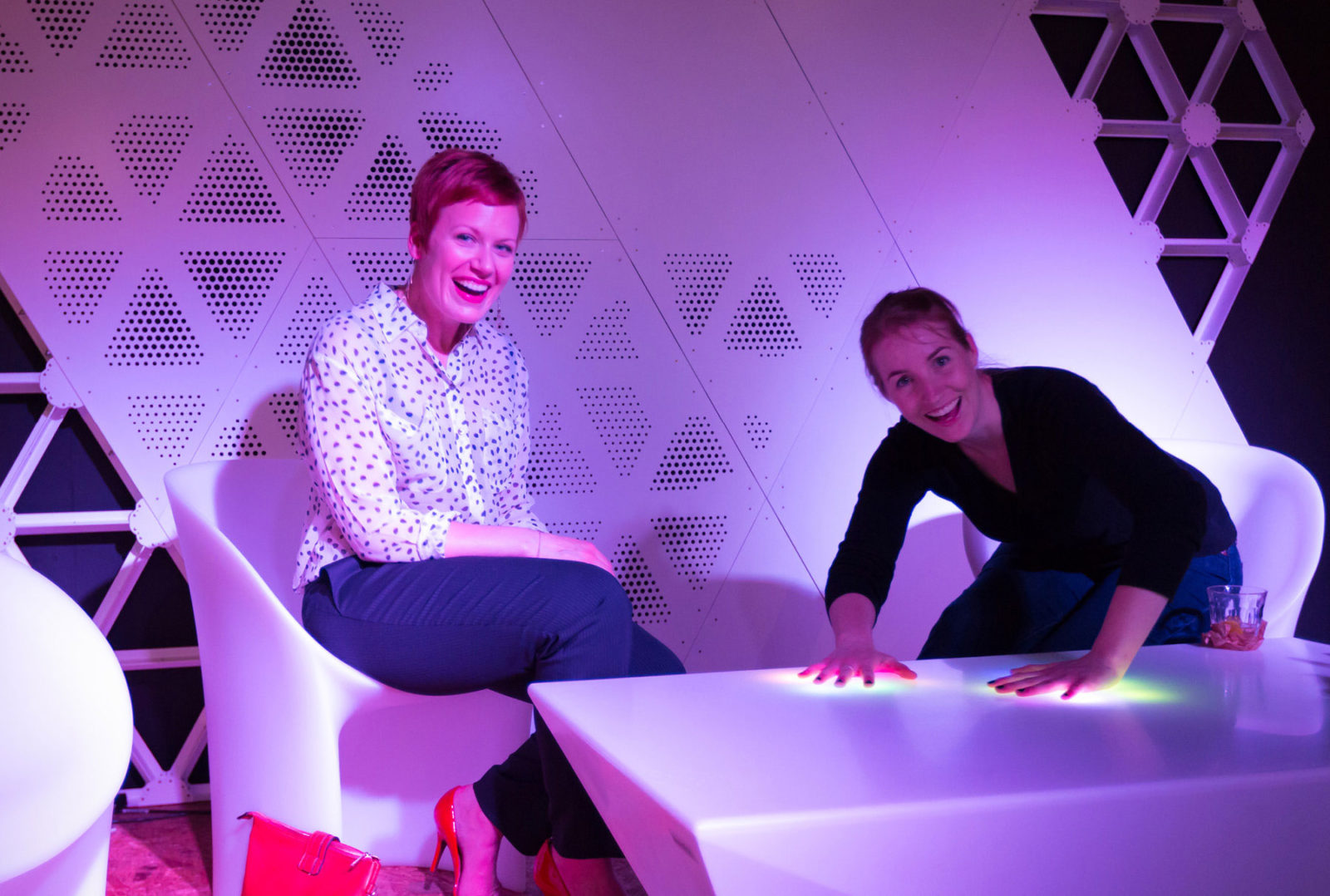 Arktura Solutions Studio perforated screen for Modern Atlanta Exhibit