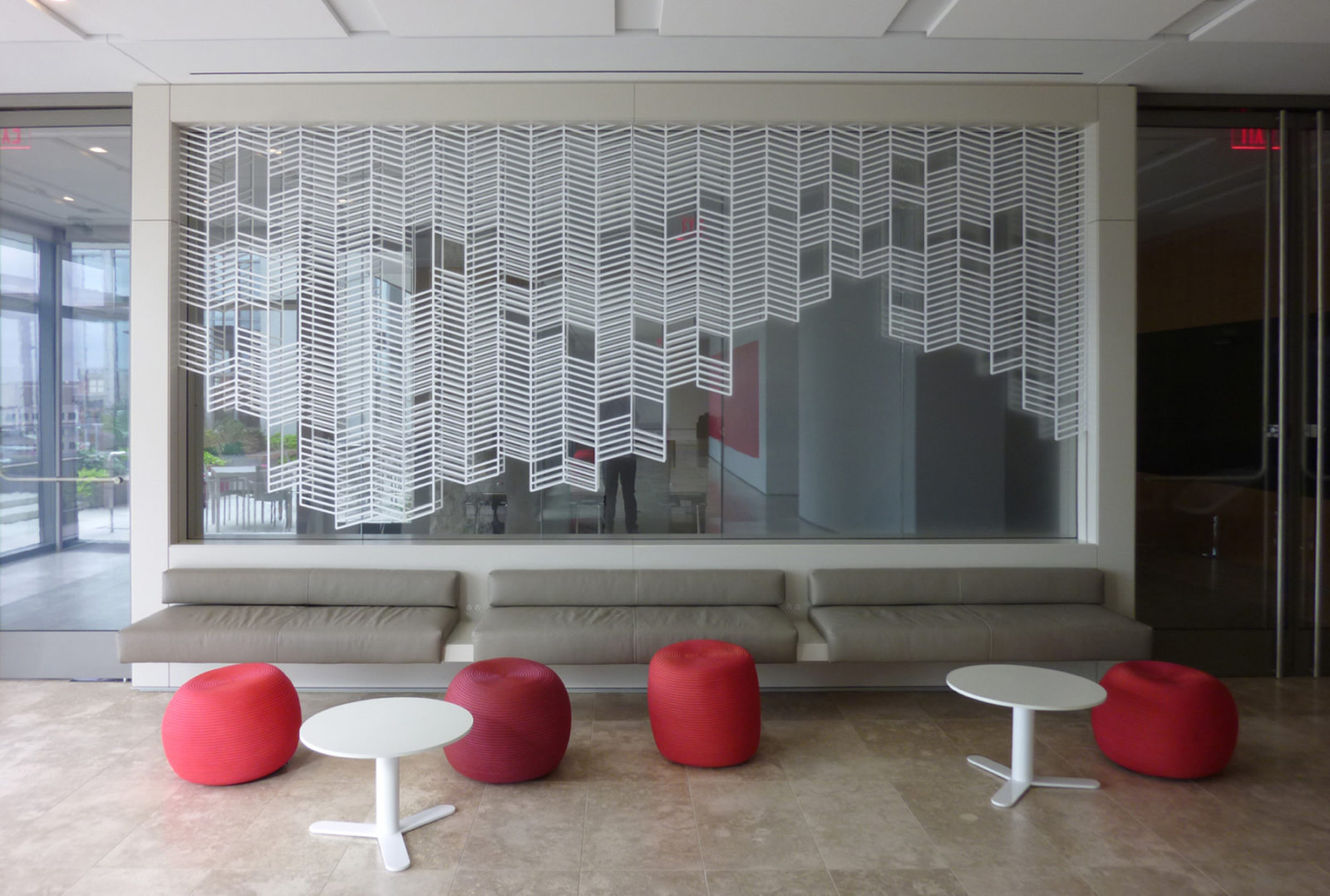 Arktura Solution Studio perforated screen in APA