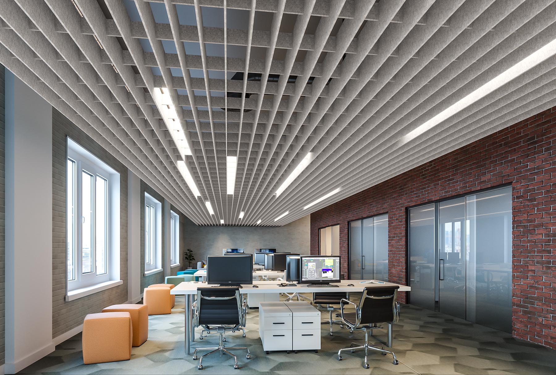 Arktura SoftGrid  Square  Standard Ceiling  Systems 