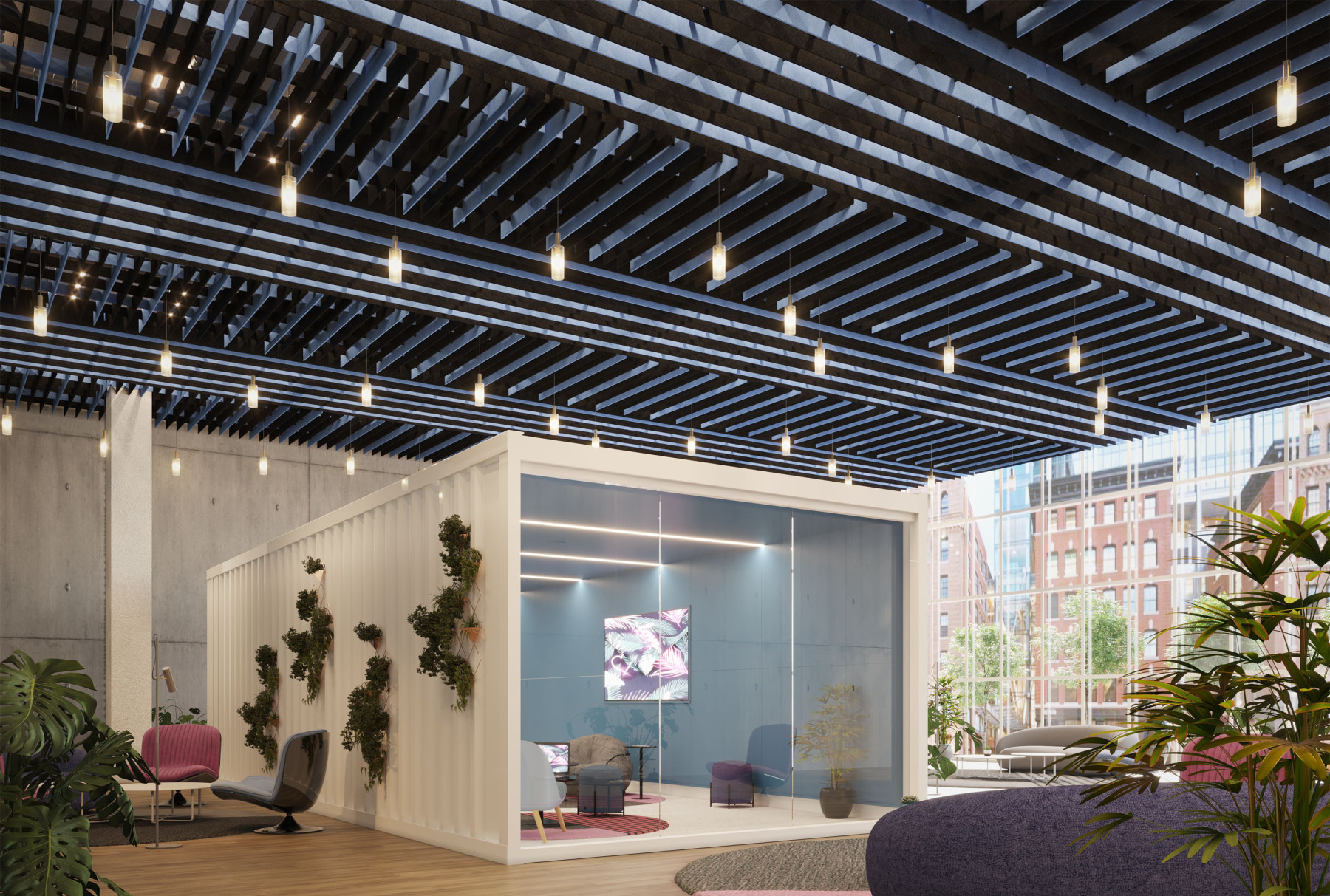 Dynamic Duo - SoftGrid® Expands with New Color Options - Arktura