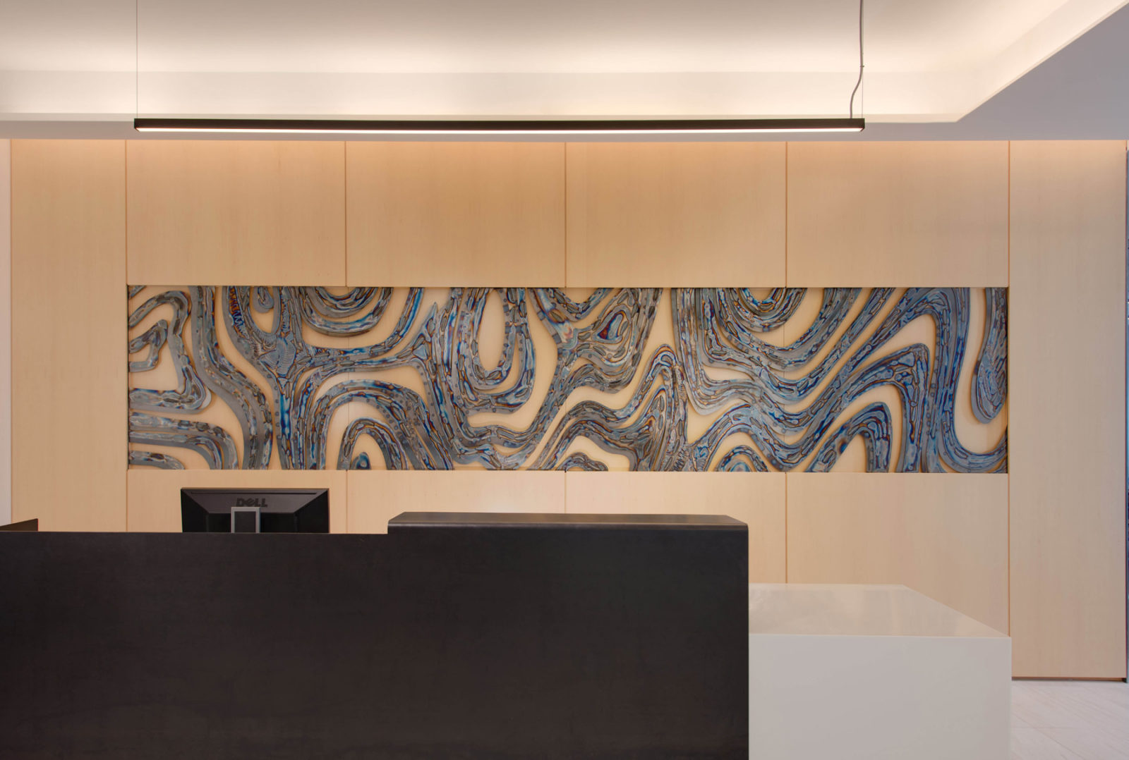 Arktura Solution Studio organic metal wall for Colfax