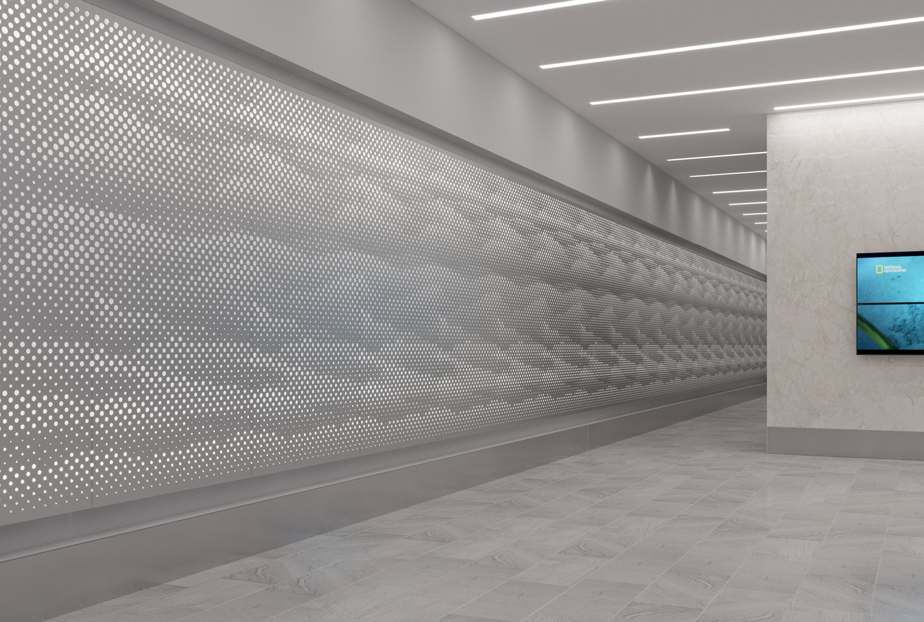 Arktura Graphic Perf® Standard Panels - Mist - Standard Ceiling Systems