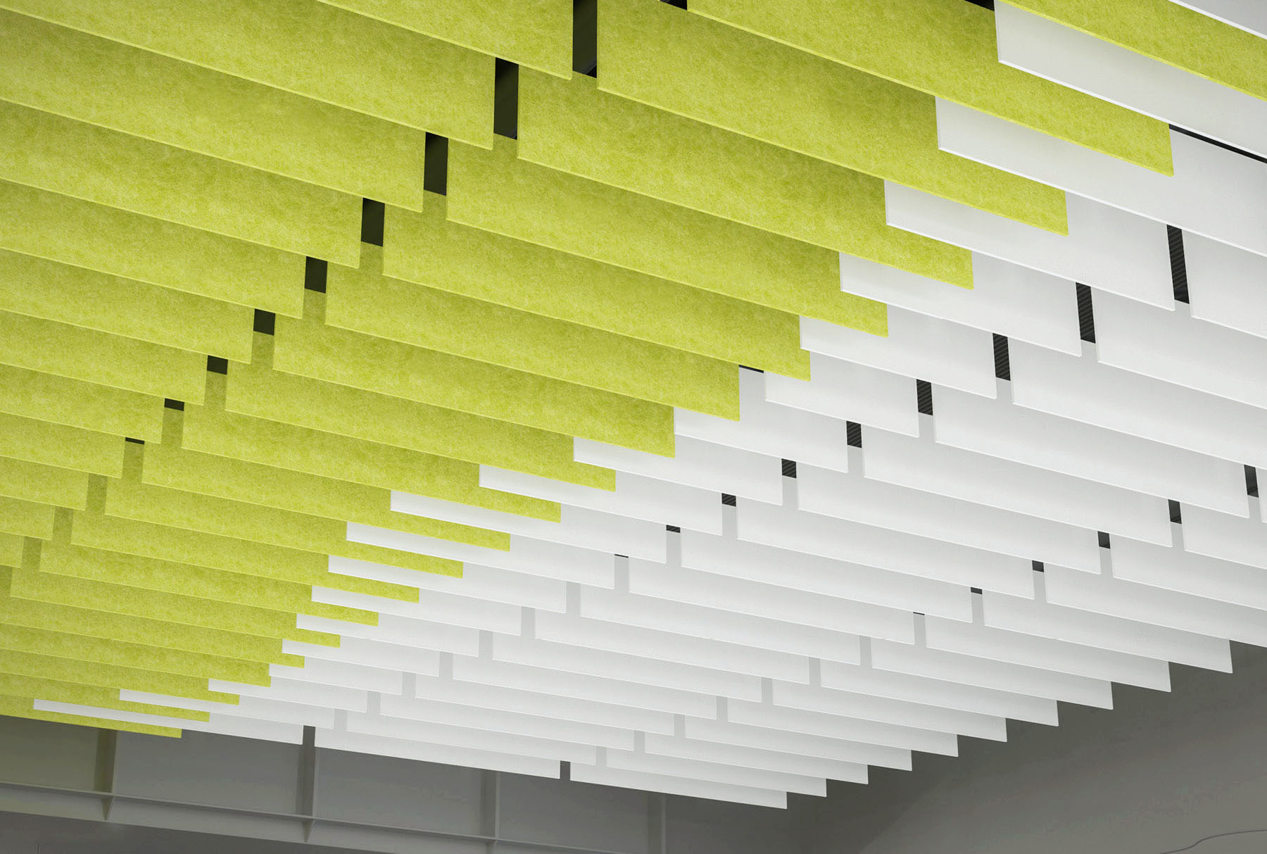 Acoustic Ceiling Fins System Arktura Soundedge