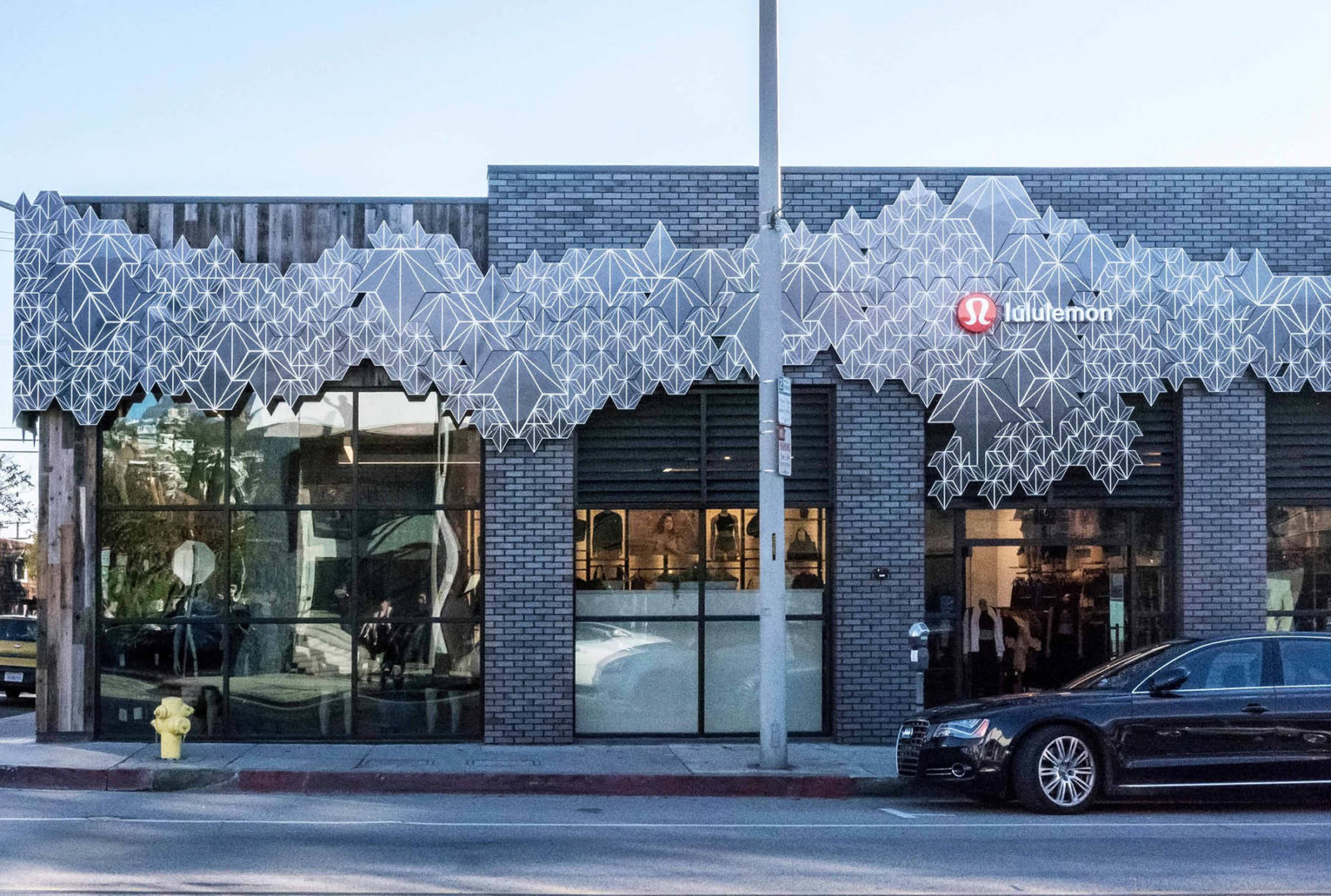 Arktura Solutions Studio exterior facade for Lululemon