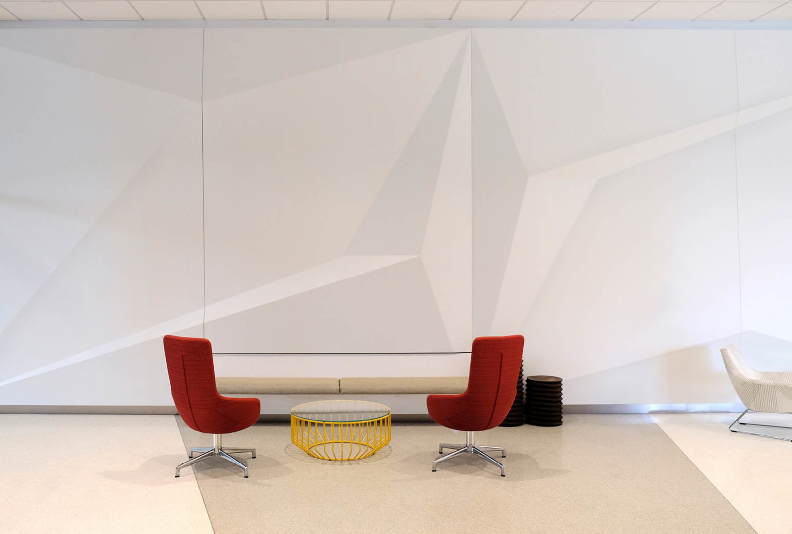 Arktura Solution Studio faceted wall for Norfolk Southern