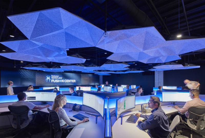 “Trustwave” Chicago, IL, Partners by Design, Tom Harris Architectural Photography, Featuring: SoundStar® by Arktura