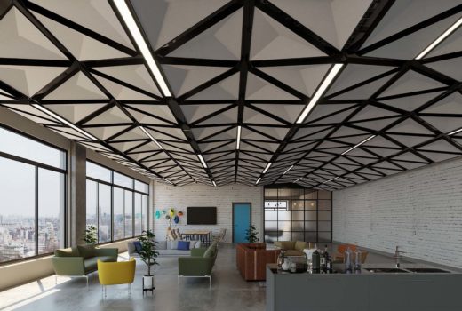Arktura TriSoft® Dynamic installed in office