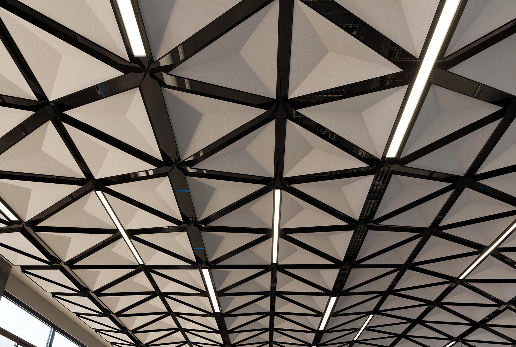 Customizable Ceiling System - Arktura TriSoft® Dynamic