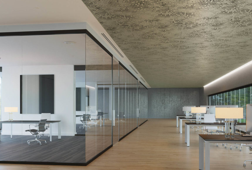 Arktura Vapor® Cumula installed in office.
