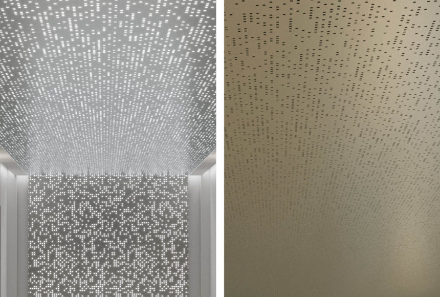 Close up of Arktura Vapor® Syntax.