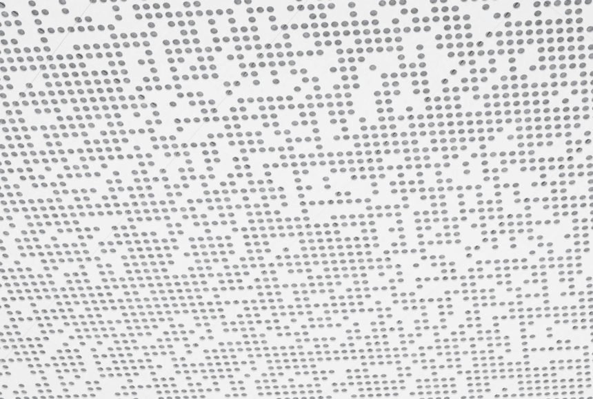 VaporSoft - Cluster Dense, White with Heather Grey Soft Sound® Backer