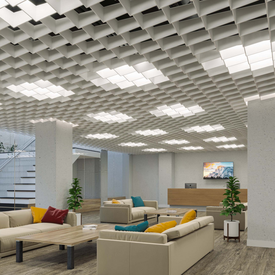 Arktura SoftGrid® - Scale - Standard Ceiling Systems – Acoustical