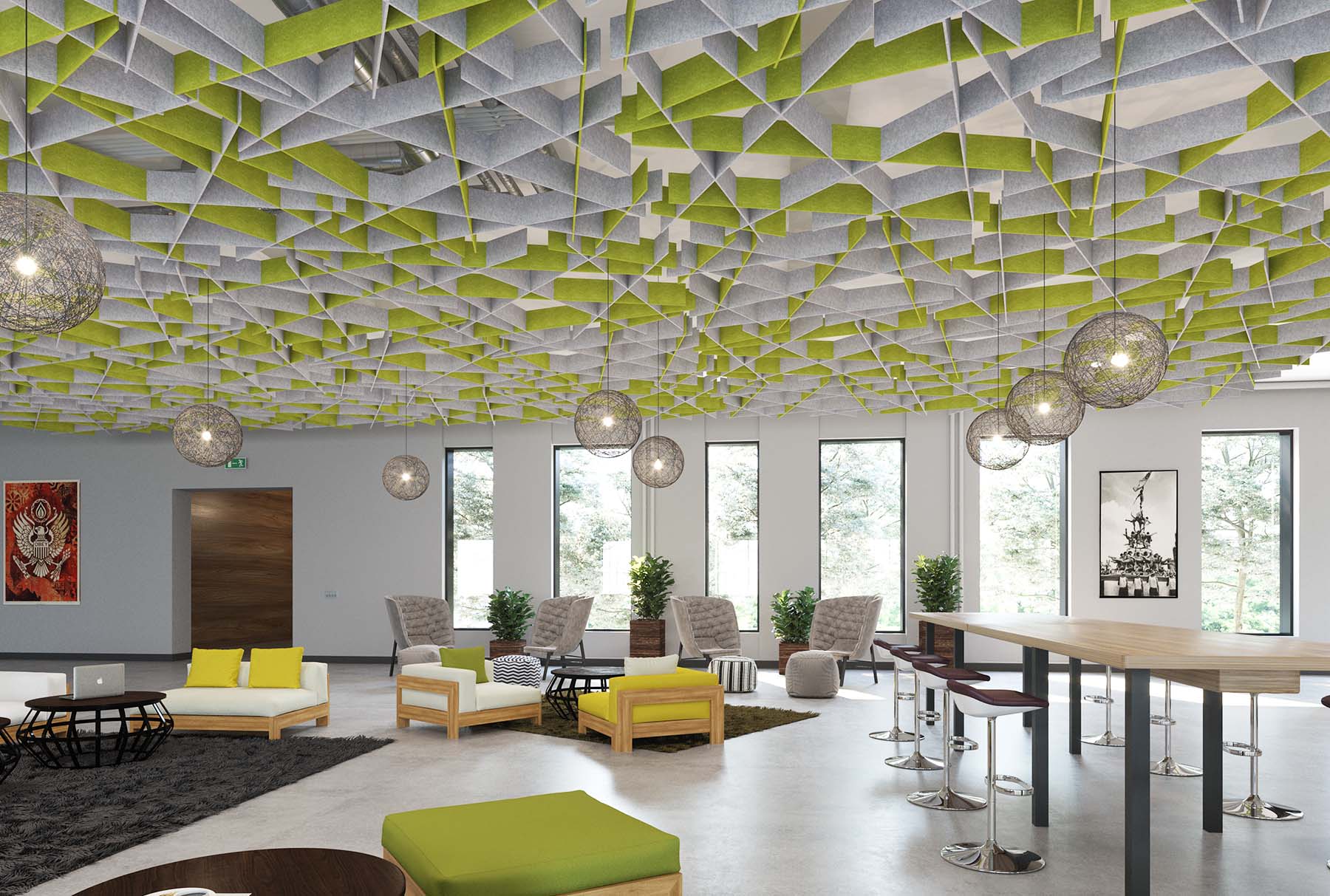 Arktura SoftGrid® - Switch - Standard Ceiling Systems – Acoustical