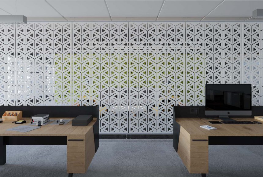 Perforated Screen Wall - SoftScreen® Alcazar by Arktura