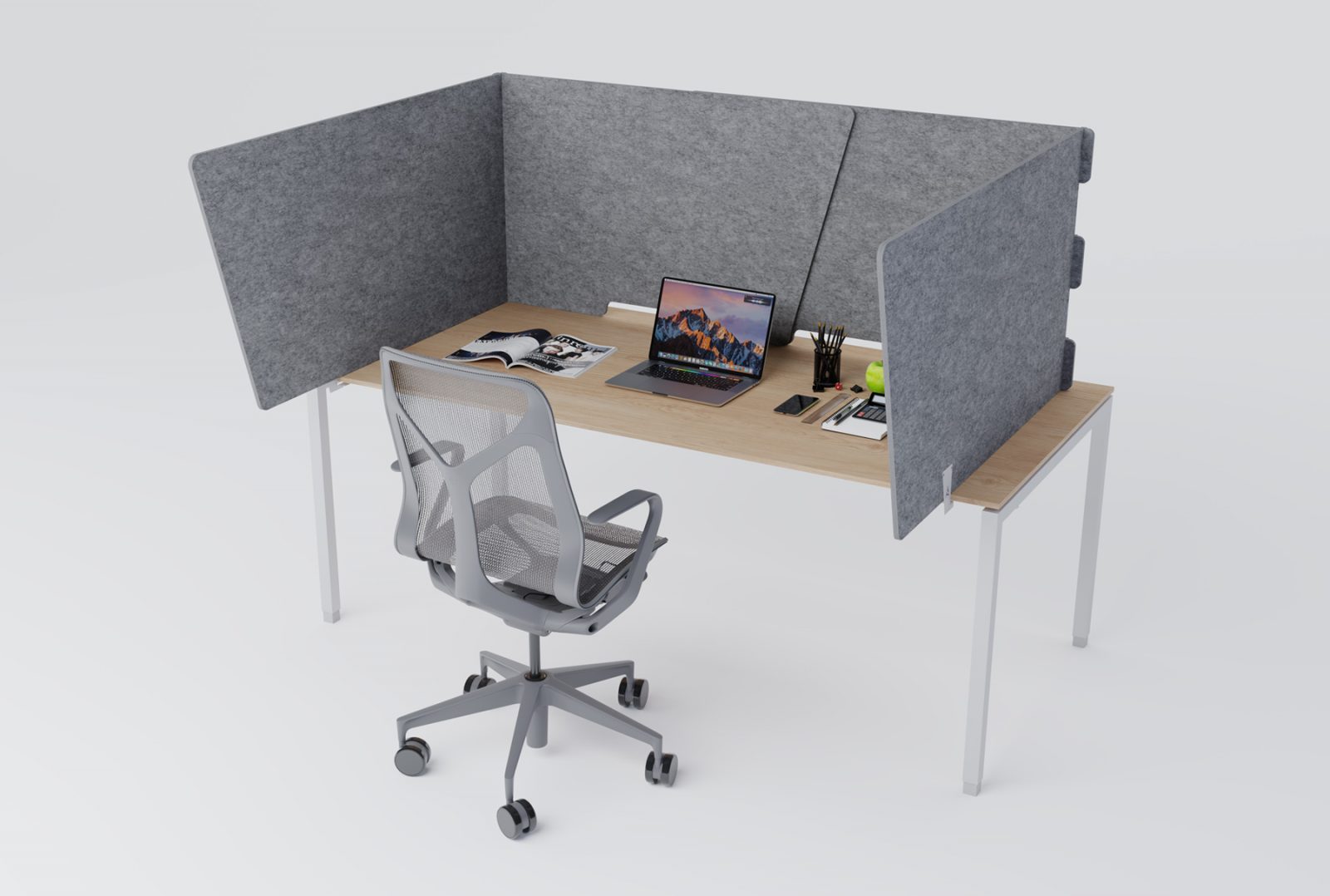 Acoustic Desk Partition Arktura