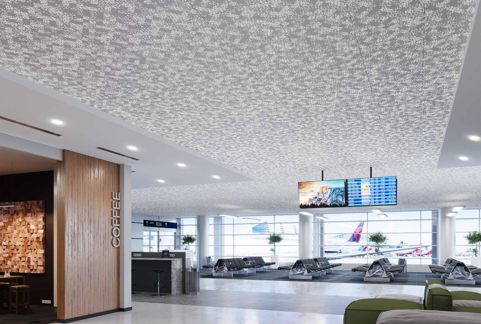 Arktura Particle Phase Wall Ceiling