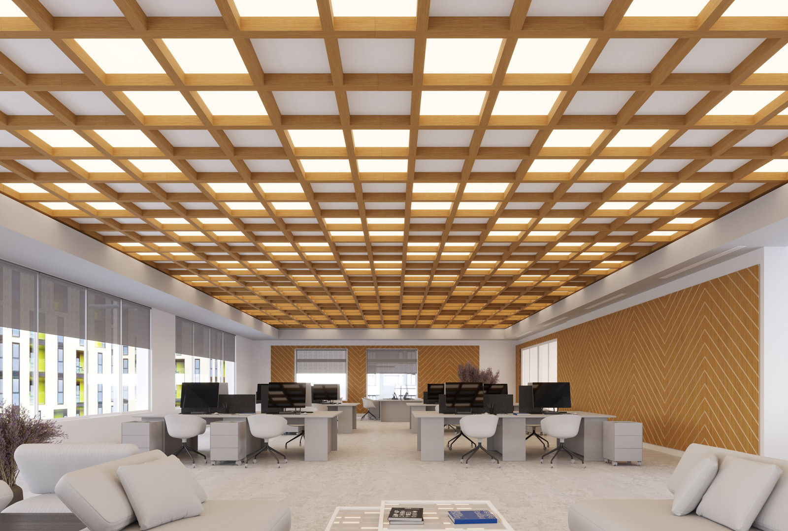 "Bright Office" Featuring: SoftSpan® 24 by Arktura