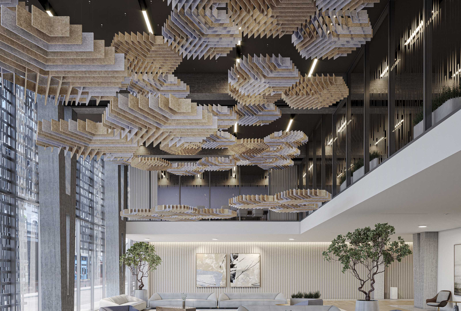 Arktura SoftGrid Deca Standard Ceiling Systems Acoustical