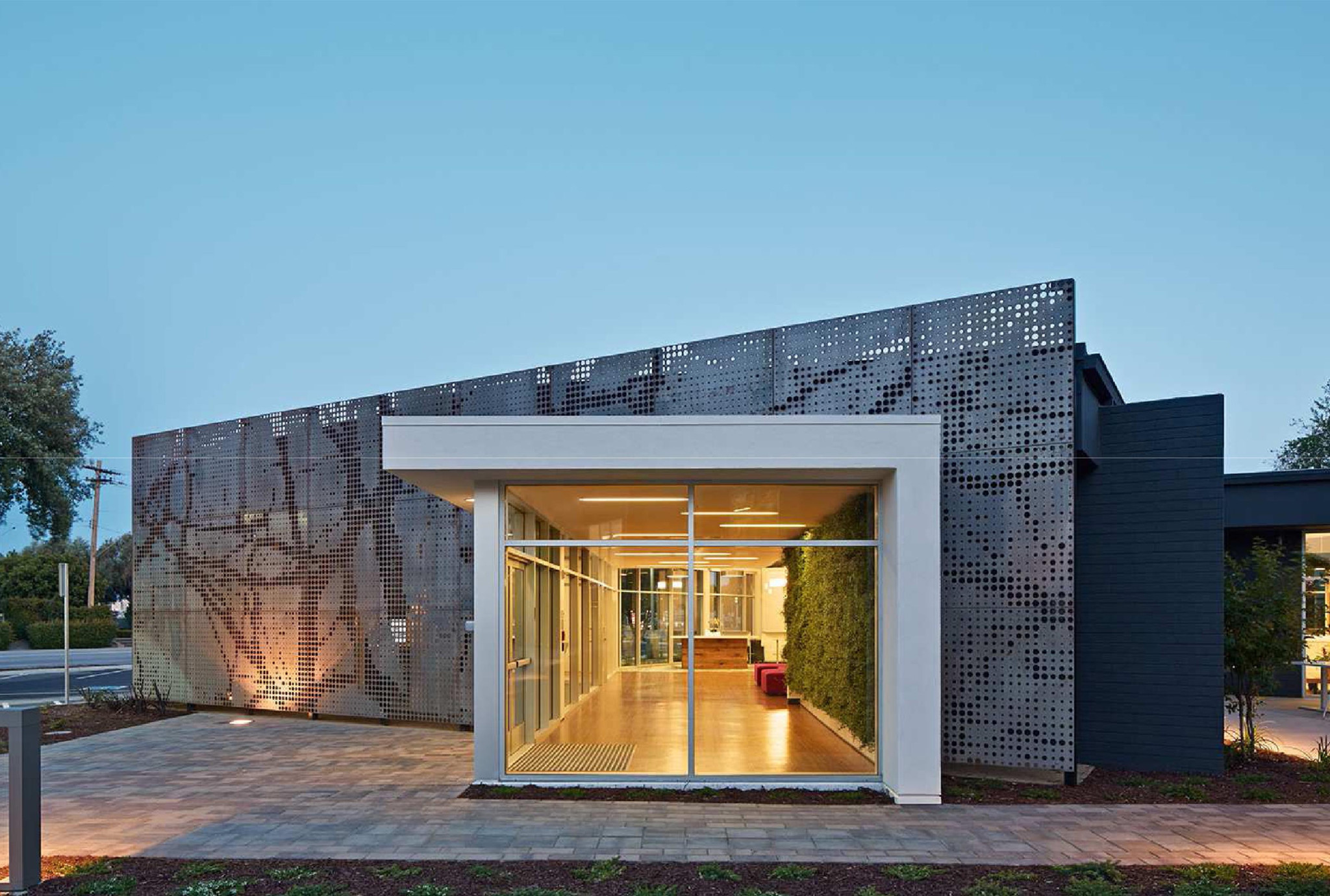 7 Inspirational Custom Perforated Wall Projects for Interior and ...