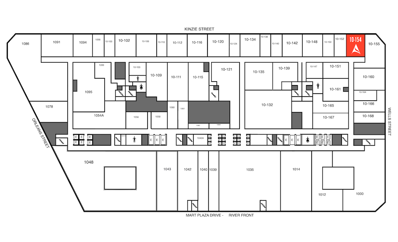 neocon 2025 showroom map